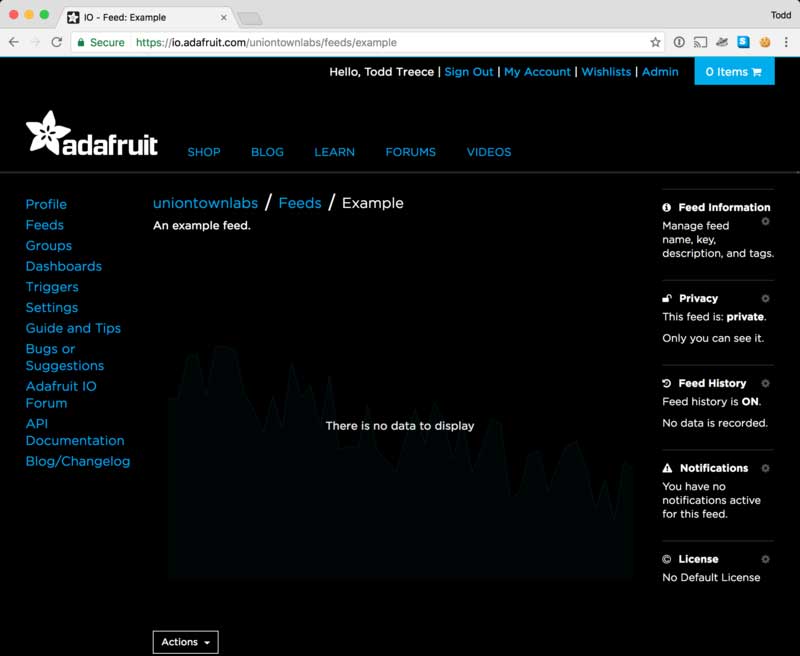 Redirect to New Feed