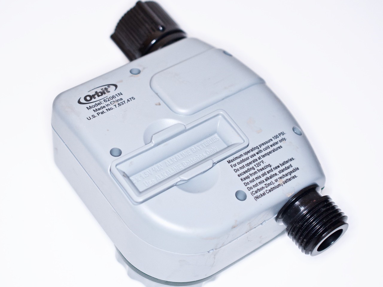 The Back of the Timer