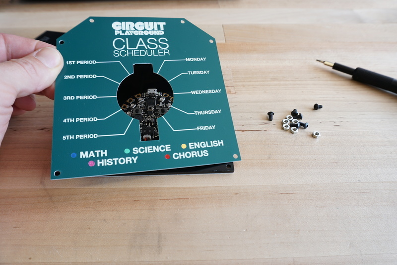Circuit Playground Class Scheduler